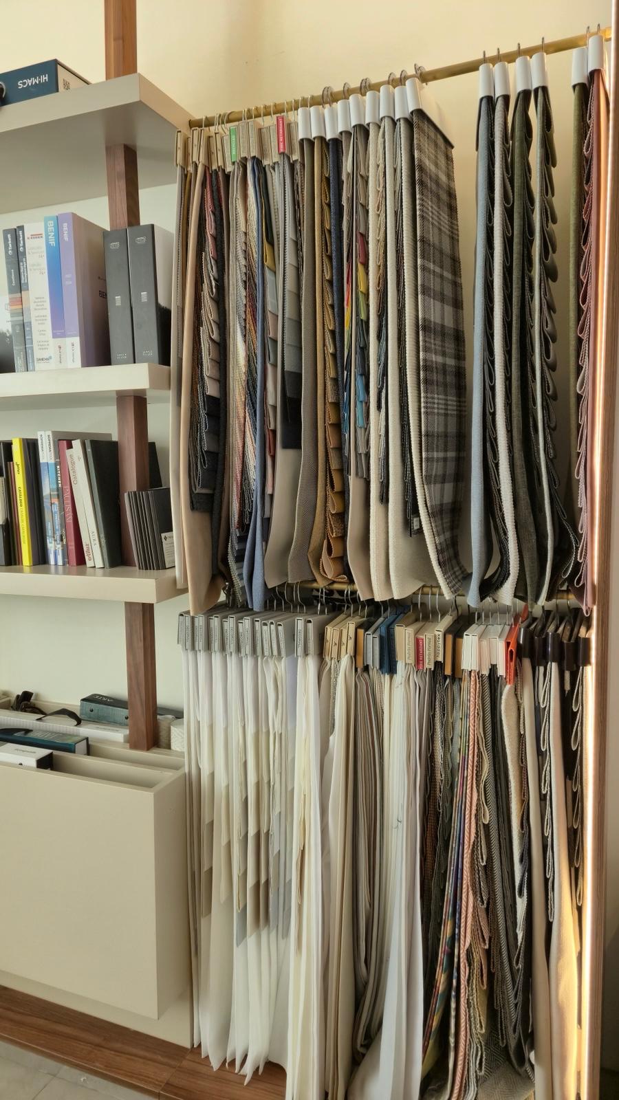 Biblioteca de tecidos e materiais do Studio Goulart