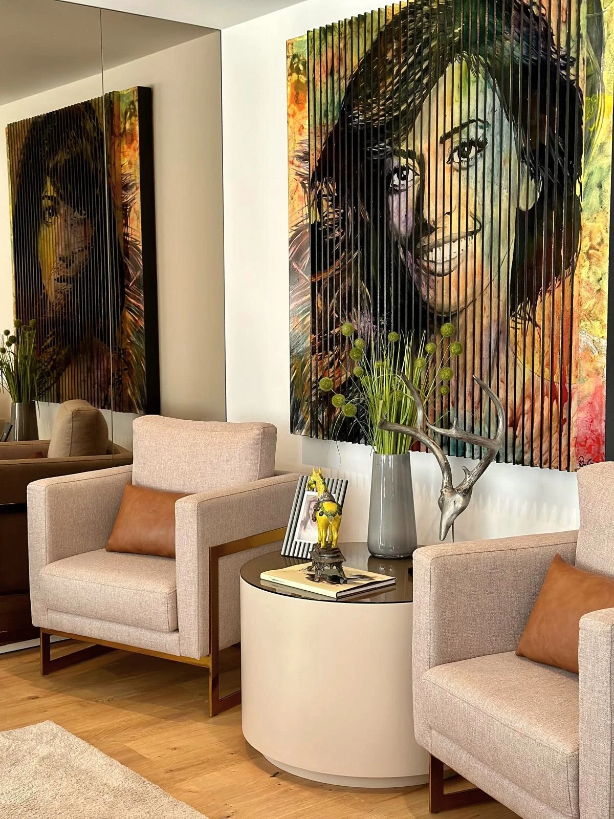 Arte e interiores do Studio Goulart